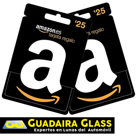 Regalo Tarjetas Amazon cambio Lunas Guadaira Glass