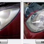 Otro ejemplo de antes y después en pulido de Faros